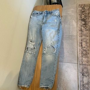 High Rise Abercrombie & Fitch Curve Love Skinny Jeans